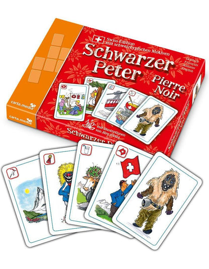 CartaMedia Schwarzer Peter (Deutsch, Englisch, Französisch, Italienisch)