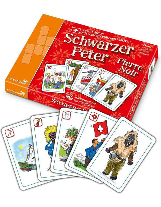 CartaMedia Schwarzer Peter (Deutsch, Englisch, Französisch, Italienisch)