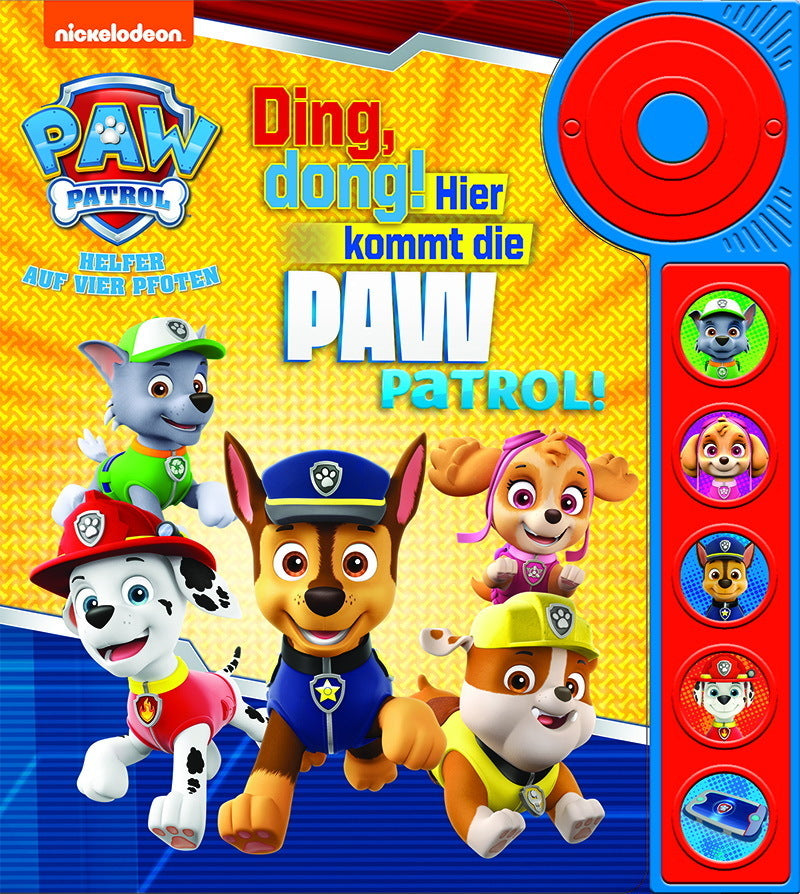 PAW Patrol - Ding, dong! Hier kommt die PAW Patrol!, Soundbuch (Erin Rose Wage)