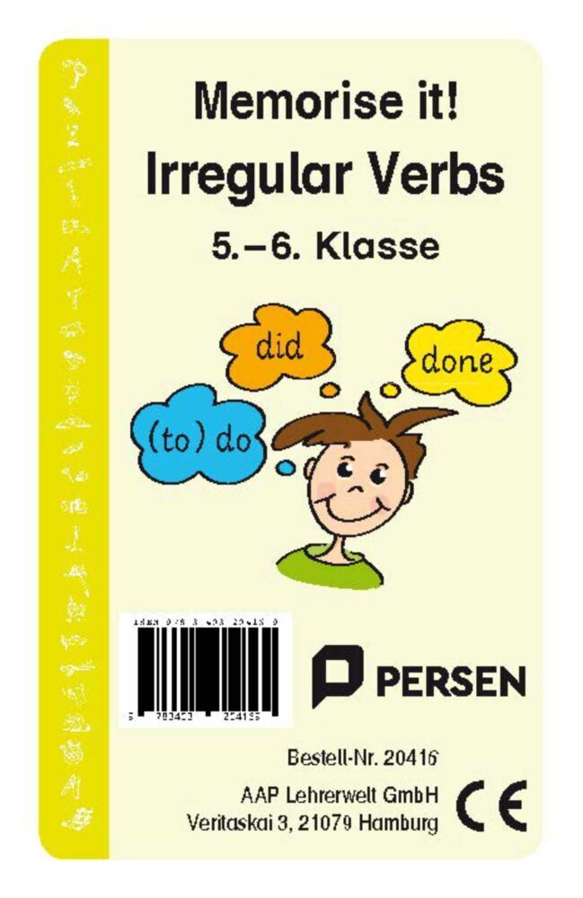 Memorise it! Irregular Verbs () (Josephine Finkenstein)