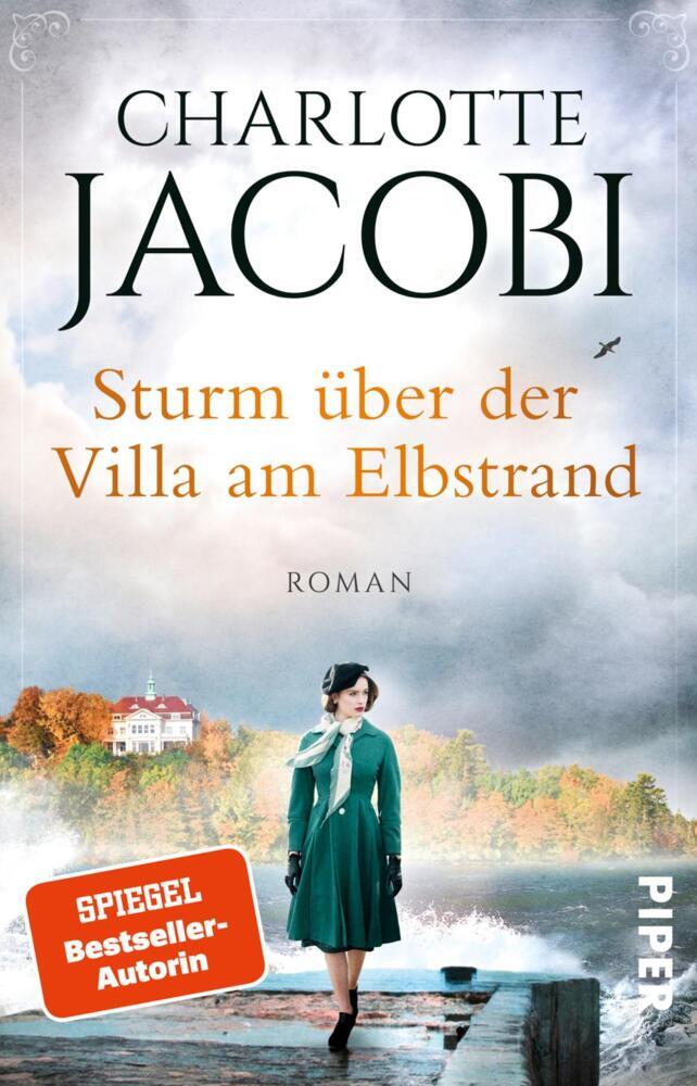 Sturm über der Villa am Elbstrand (Charlotte Jacobi)