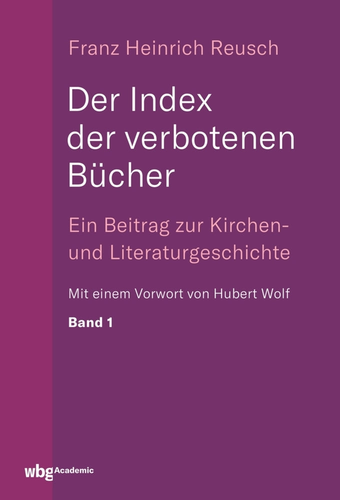 Der Index der verbotenen Bücher, 3 Bde. (Franz Heinrich Reusch)