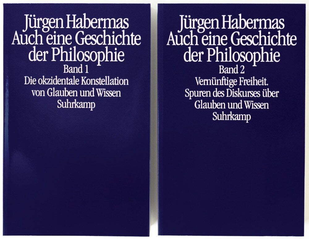 Auch eine Geschichte der Philosophie, 2 Teile (Jürgen Habermas)