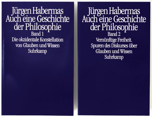 Auch eine Geschichte der Philosophie, 2 Teile (Jürgen Habermas)