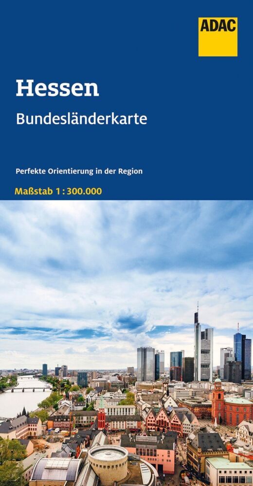 ADAC Bundesländerkarte Deutschland 07 Hessen 1:300.000