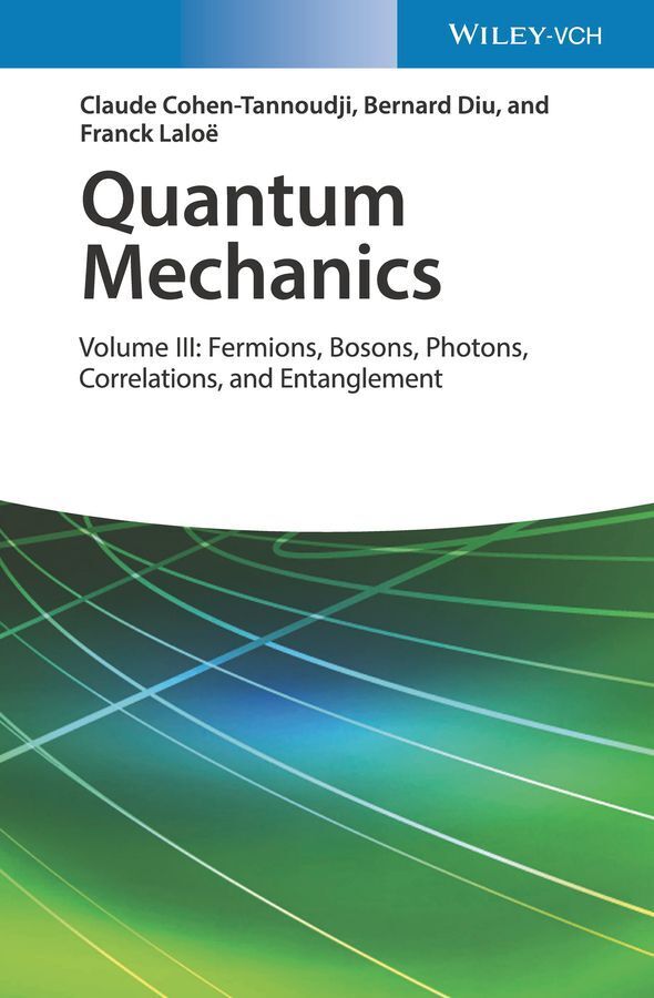 Quantum Mechanics (Claude Cohen-Tannoudji)