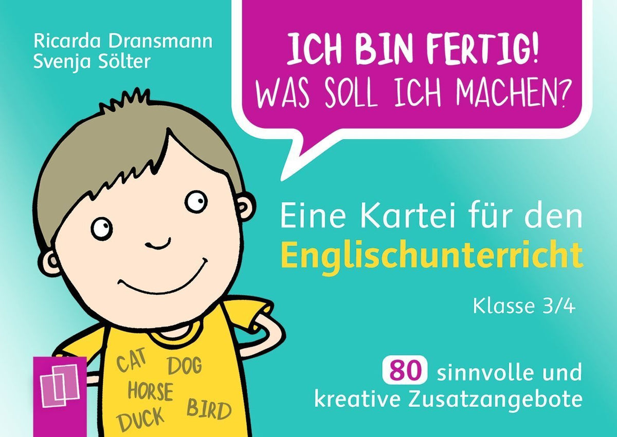 Eine Kartei für den Englischunterricht - Klasse 3/4 (Ricarda Dransmann)