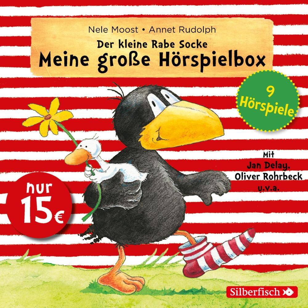 Der kleine Rabe Socke - Meine große Hörspielbox 1, Audio-CD (Nele Moost)