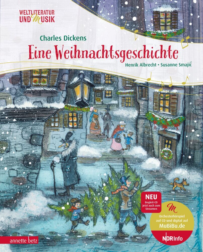 Eine Weihnachtsgeschichte (Weltliteratur und Musik mit CD und zum Streamen) (Charles Dickens)