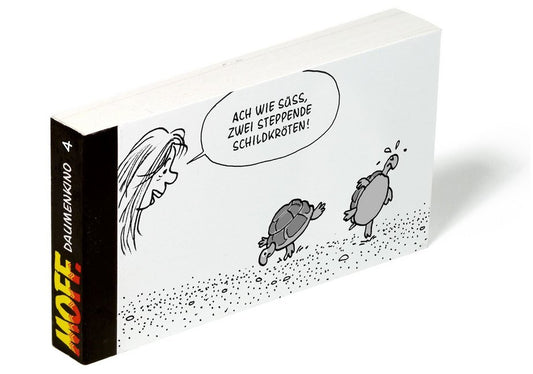 MOFF. Daumenkino - Steppende Schildkröten (Gerhard Haderer)