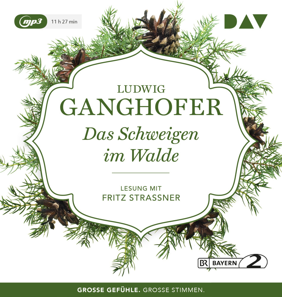 Das Schweigen im Walde, 1 Audio-CD, 1 MP3 (Ludwig Ganghofer)