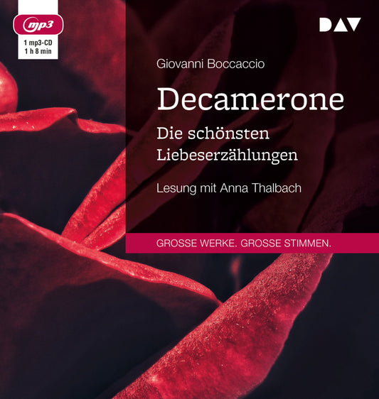 Decamerone. Die schönsten Liebeserzählungen, 1 Audio-CD, 1 MP3 (Giovanni Boccaccio)