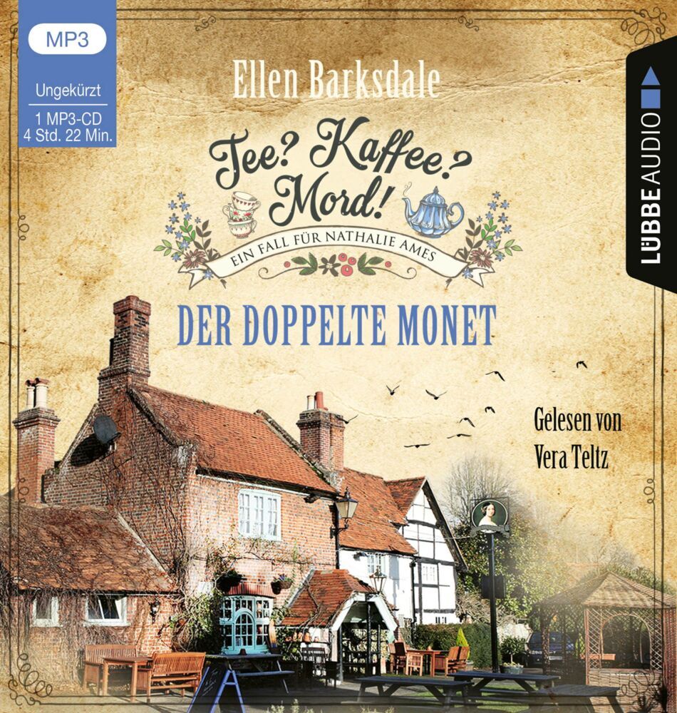 Tee? Kaffee? Mord! - Der doppelte Monet, 1 Audio-CD, 1 MP3 (Ellen Barksdale)