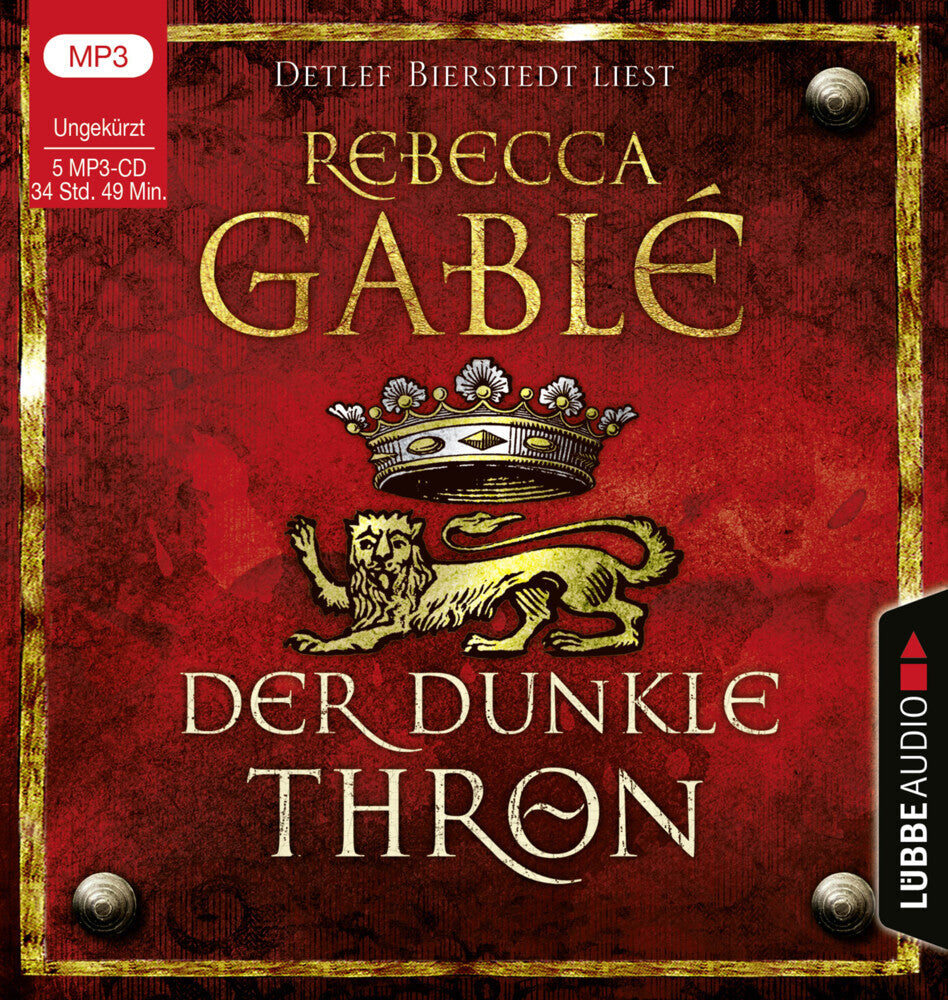 Der dunkle Thron, 5 Audio-CD, 5 MP3 (Rebecca Gablé)