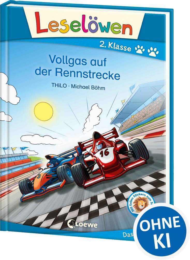 Leselöwen 2. Klasse - Vollgas auf der Rennstrecke (Thilo)