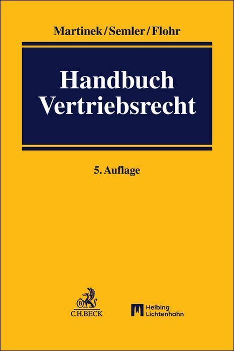 Handbuch Vertriebsrecht (Michael Martinek)