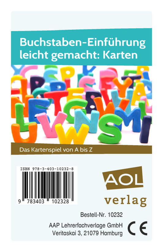 Buchstaben-Einführung leicht gemacht: Karten (Gudrun Weiß)