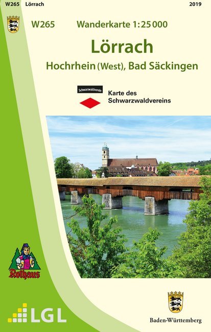 Topographische Wanderkarte Baden-Württemberg Lörrach (Landesamt Für Geoinformation Und Landentwicklung Baden-Württemberg)