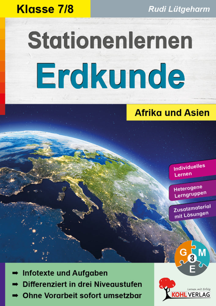 Stationenlernen Erdkunde / Klasse 7-8 (Rudi Lütgeharm)