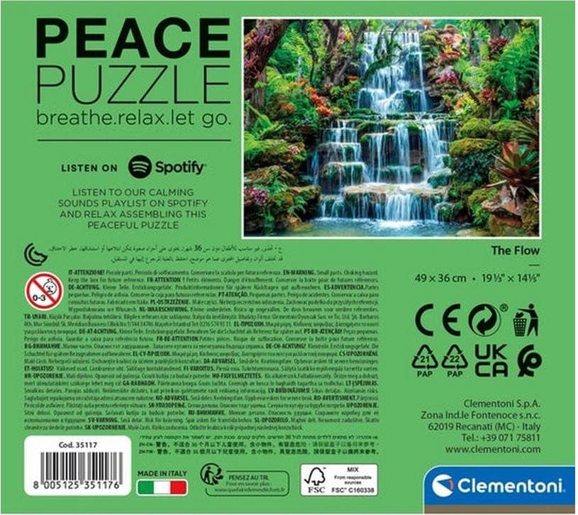 Clemetoni Puzzle - Peace Wasserfall (500 Teile)