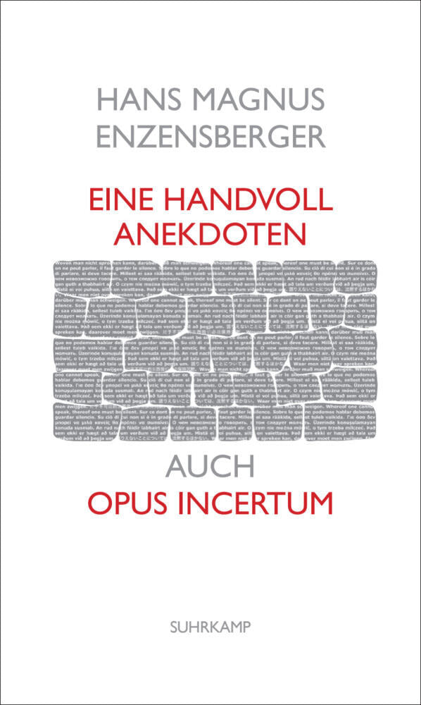 Eine Handvoll Anekdoten (Hans Magnus Enzensberger)