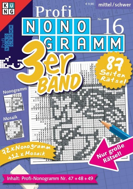 Profi-Nonogramm 3er-Band. Nr.16.Nr.16 (Conceptis Puzzles)