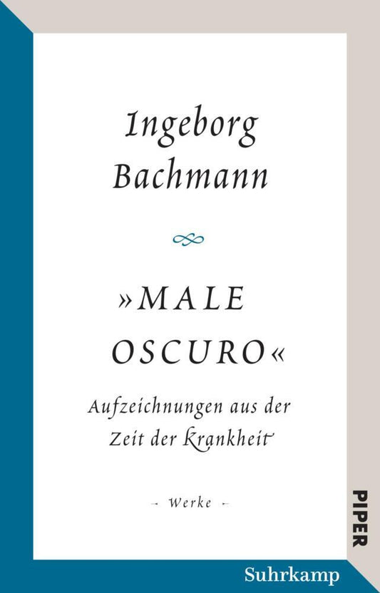 Salzburger Bachmann Edition - "Male oscuro" (Ingeborg Bachmann)