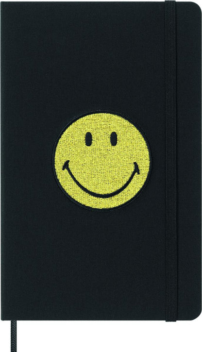 Moleskine Notizbuch - Smiley, Large/A5, Fester Einband, Liniert, Smiley Logo