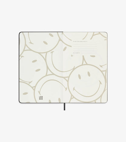 Moleskine Notizbuch - Smiley, Large/A5, Fester Einband, Liniert, Smiley Logo