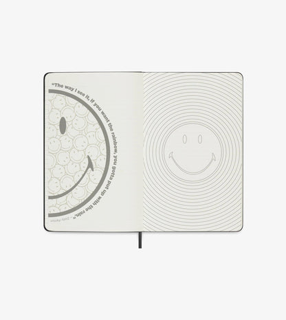 Moleskine Notizbuch - Smiley, Large/A5, Fester Einband, Liniert, Smiley Logo