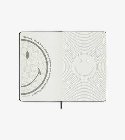 Moleskine Notizbuch - Smiley, Large/A5, Fester Einband, Liniert, Smiley Logo