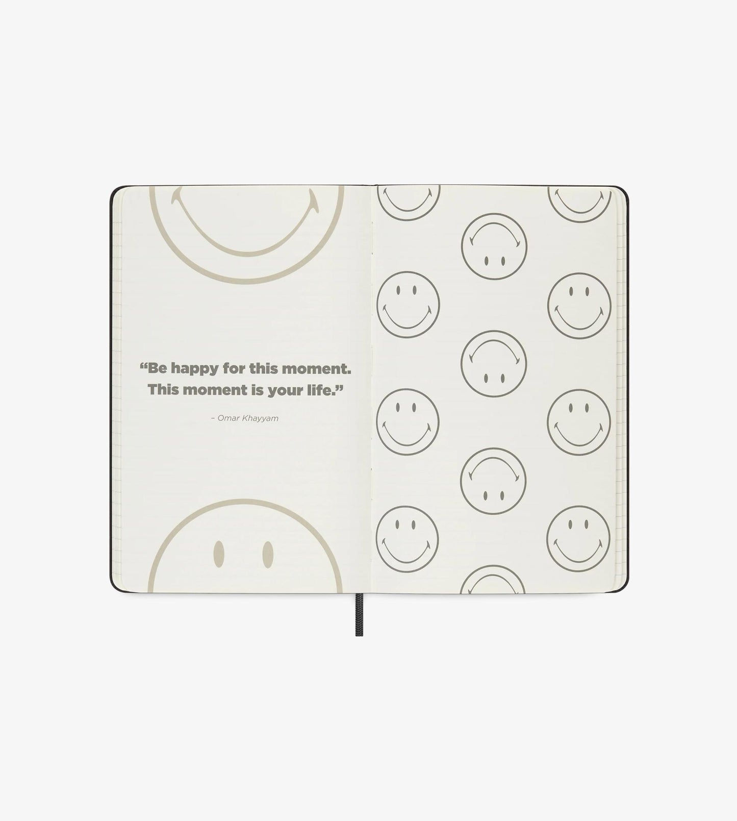 Moleskine Notizbuch - Smiley, Large/A5, Fester Einband, Liniert, Smiley Logo
