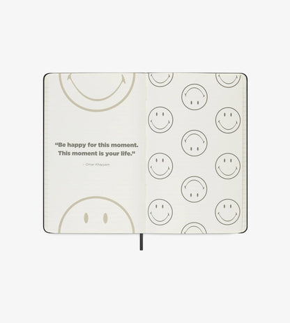 Moleskine Notizbuch - Smiley, Large/A5, Fester Einband, Liniert, Smiley Logo