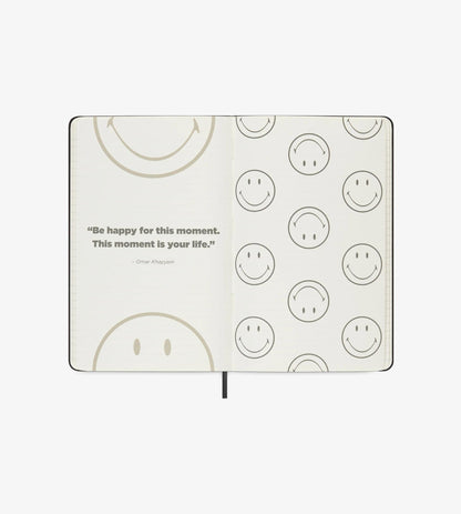 Moleskine Notizbuch - Smiley, Large/A5, Fester Einband, Liniert, Smiley Logo
