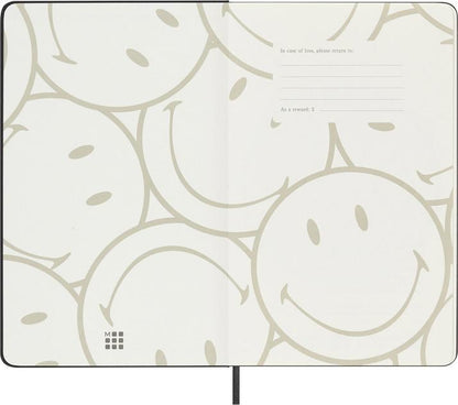 Moleskine Notizbuch - Smiley, Large/A5, Fester Einband, Liniert, Smiley Logo
