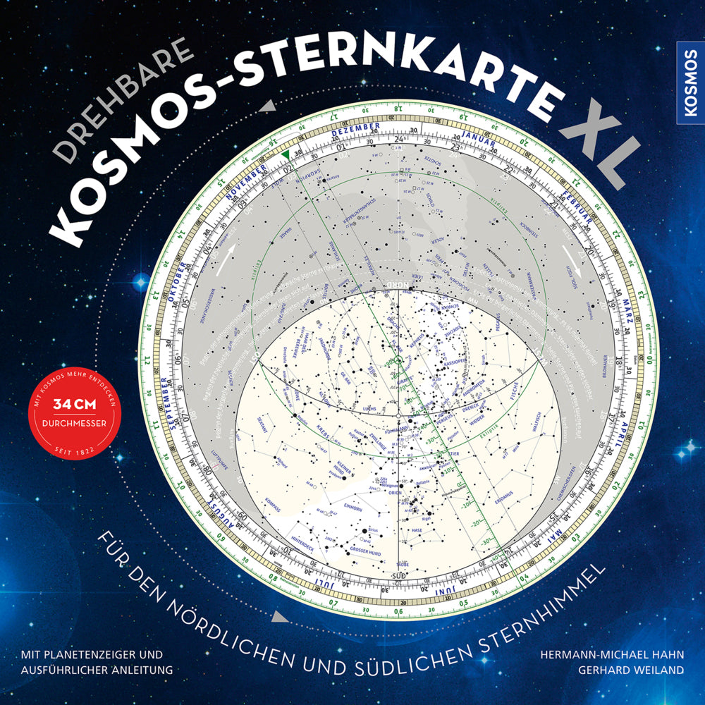 Drehbare Kosmos-Sternkarte XL (Hermann-Michael Hahn)