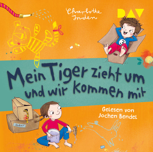 Mein Tiger zieht um und wir kommen mit, 1 Audio-CD (Charlotte Inden)