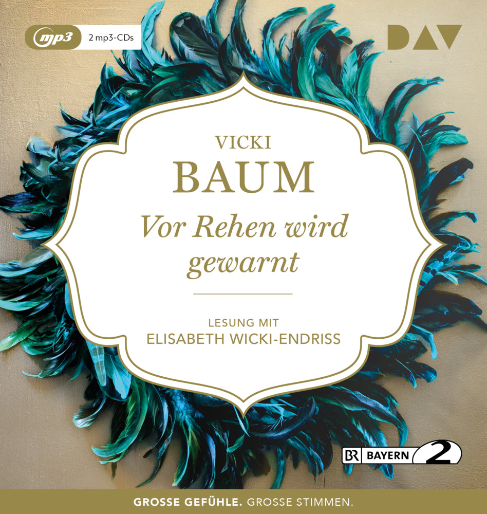 Vor Rehen wird gewarnt, 2 Audio-CD, 2 MP3 (Vicki Baum)