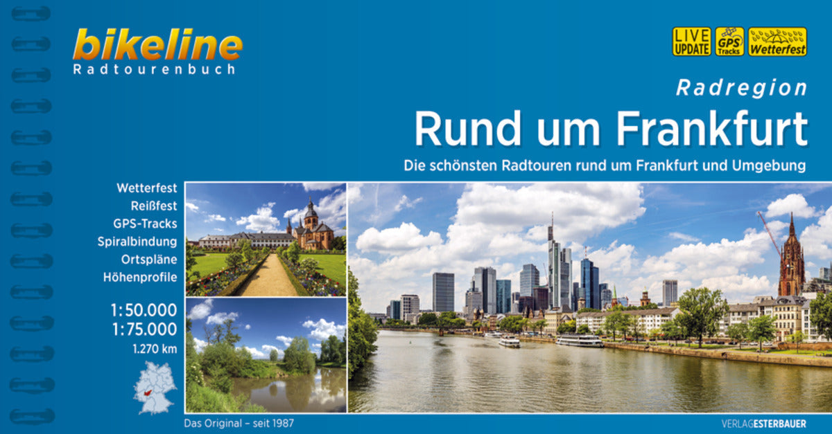 Bikeline Radtourenbuch Rund um Frankfurt (Esterbauer Verlag)