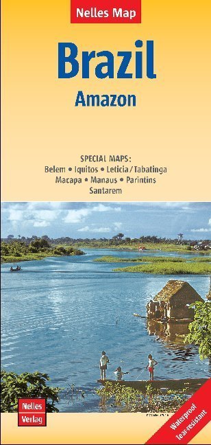 Nelles Map Landkarte Brazil: Amazon 1:2, 5 Mio.