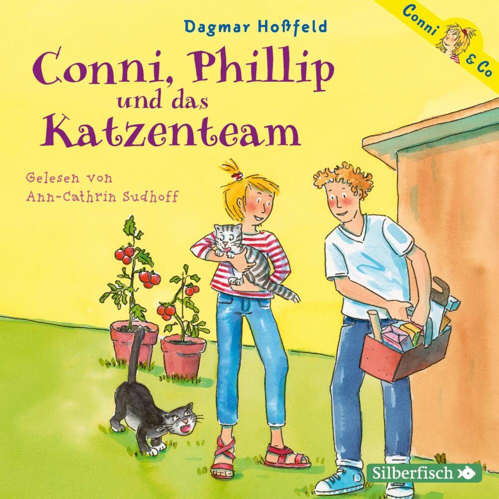 Conni, Phillip und das Katzenteam, 2 Audio-CD (Dagmar Hoßfeld)