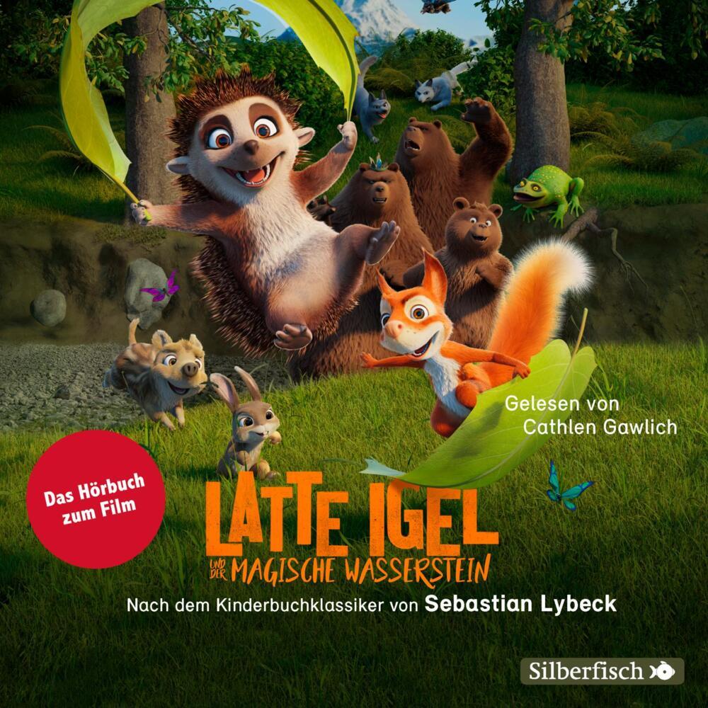 Latte Igel und der magische Wasserstein, 2 Audio-CD (Sebastian Lybeck)