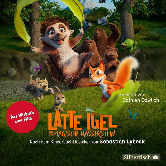 Latte Igel und der magische Wasserstein, 2 Audio-CD (Sebastian Lybeck)