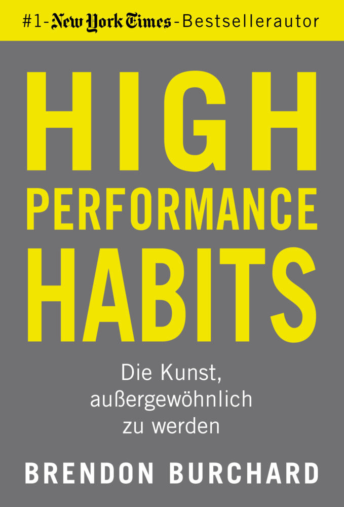 High Performance Habits (Brendon Burchard)