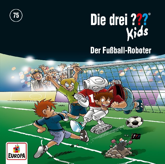 Die drei ??? Kids - Der Fußball-Roboter.Tl.75, 1 Audio-CD