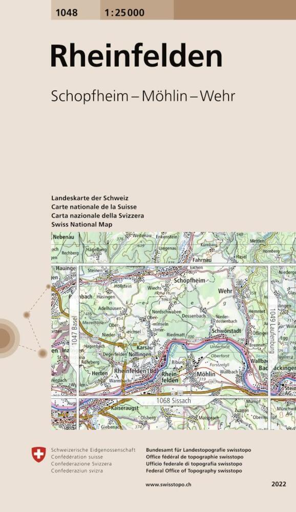 1048 Rheinfelden (Bundesamt Für Landestopografie Swisstopo)