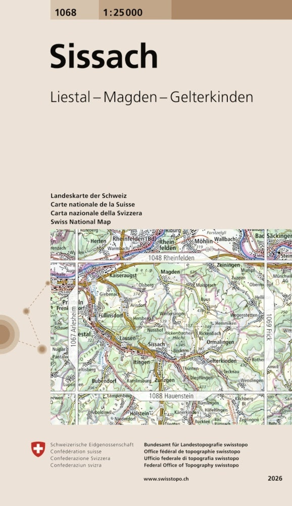 1068 Sissach (Bundesamt Für Landestopografie Swisstopo)