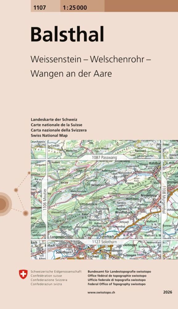 1107 Balsthal (Bundesamt Für Landestopografie Swisstopo)