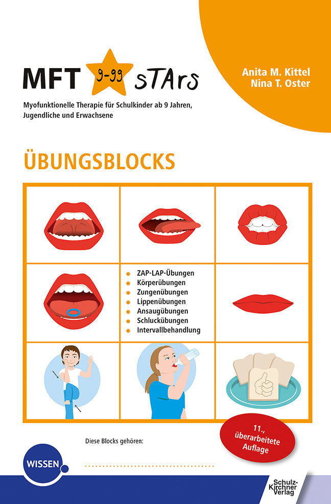 Übungsblocks Myofunktionelle Therapie (Anita M. Kittel)