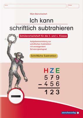 Ich kann schriftlich subtrahieren (Sternchenverlag)